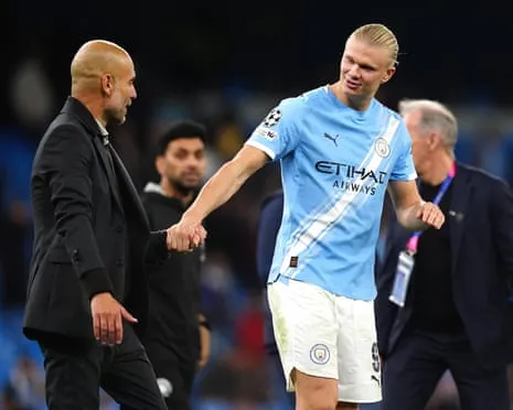 Haaland Joins Exclusive Champions League Half-Century Club, Praised by Pep as Ronaldo and Messi's Equal