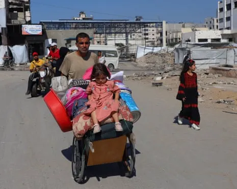 Running from Peril to Death: Gaza City Civilians Confront Heart-Wrenching Decision