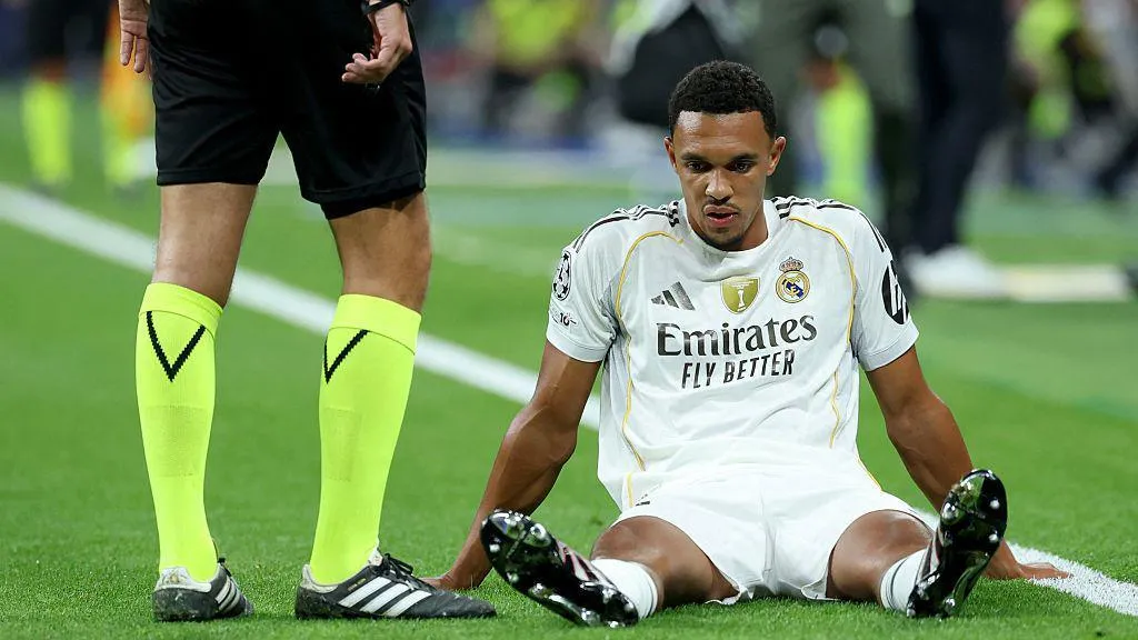 Trent Alexander-Arnold suffers early injury in Real Madrid European tie